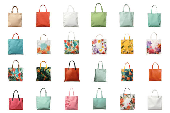 30 Tote Bag PNG Bundle: Your Go-To Design Asset