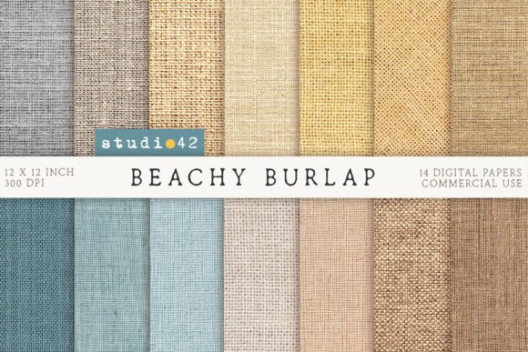 Beach Burlap Texture Backgrounds: A Natural Touch for Your Projects