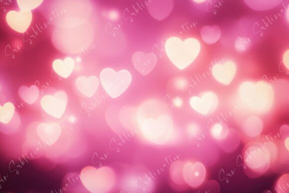 Beautiful Soft Pink Hearts Background: Design Applications