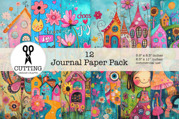 Bring Whimsy to Your Projects with a Happy Printable Junk Journal Kit