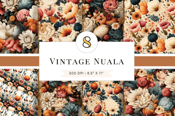Earth Tones Fall Pattern Backgrounds for Your Projects