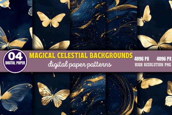 Magical Celestial Backgrounds 2: Cosmic Textures for Your Projects