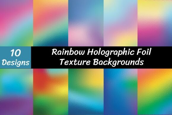 Mastering the Rainbow Holographic Foil Texture Vector