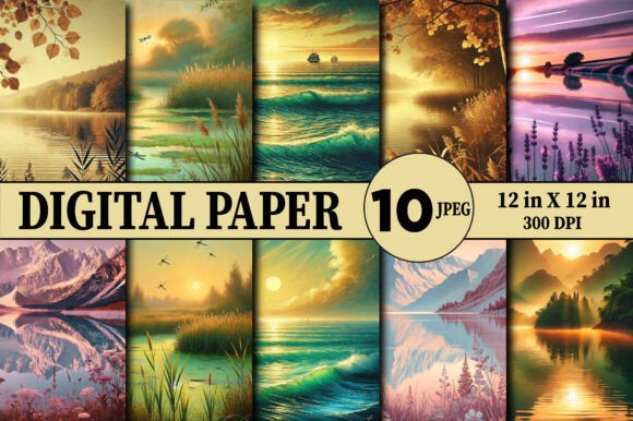 Misty Coast Morning Digital Paper: A Designer's Textured Toolkit