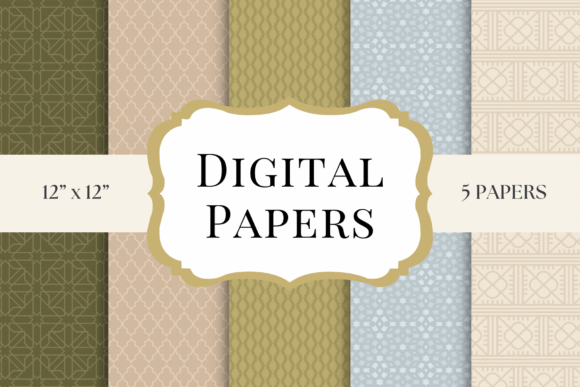 Neutral Geometric Digital Papers: A Foundation for Calm, Cohesive Design