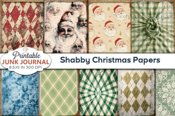 Shabby Christmas Papers Junk Journal: A Designer's Guide