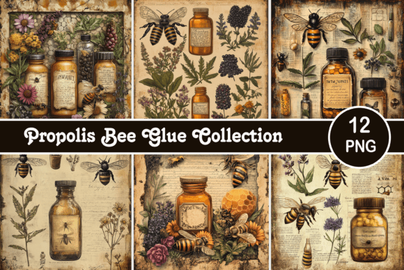 The Propolis Bee Glue Collection: A Digital Design Asset