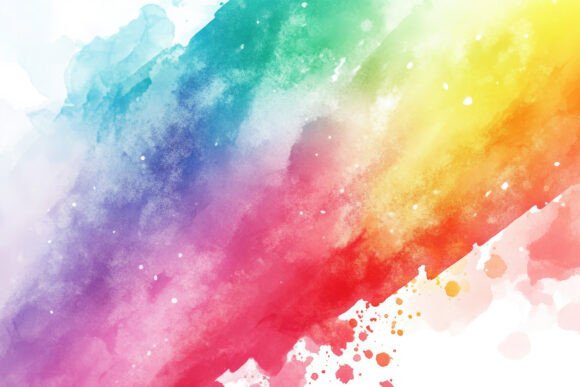 Watercolor Rainbow Background: A Designer's Guide to Vibrant Visuals